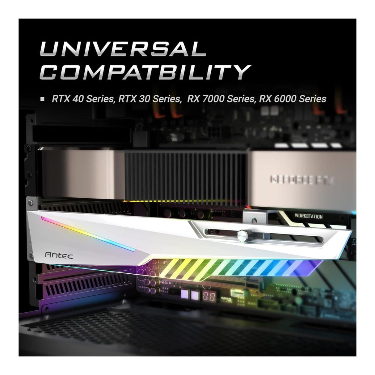 Antec Dagger GPU Support Bracket AT-HGPUH-ARGB-BK