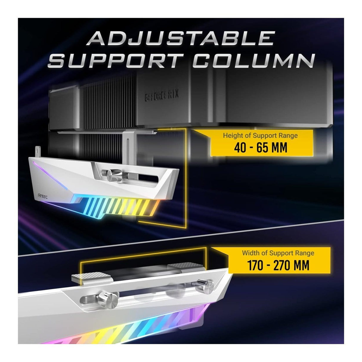 Antec Dagger GPU Support Bracket AT-HGPUH-ARGB-BK