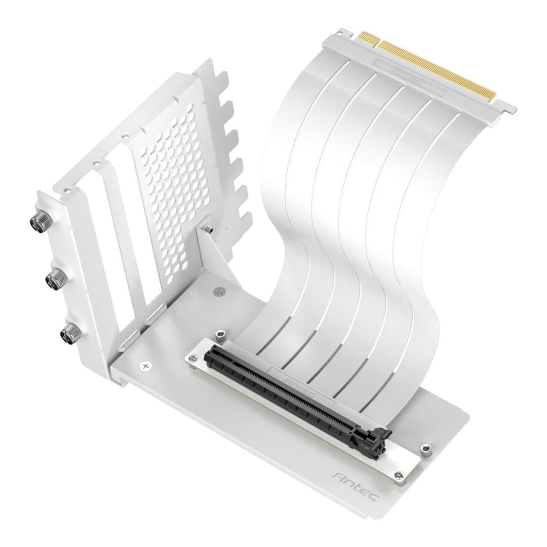 Antec RTX 40 Vertical Bracket Kit with PCIe4.0 Riser Cable - White AT-RCVB-W200-PCIE4-RTX40