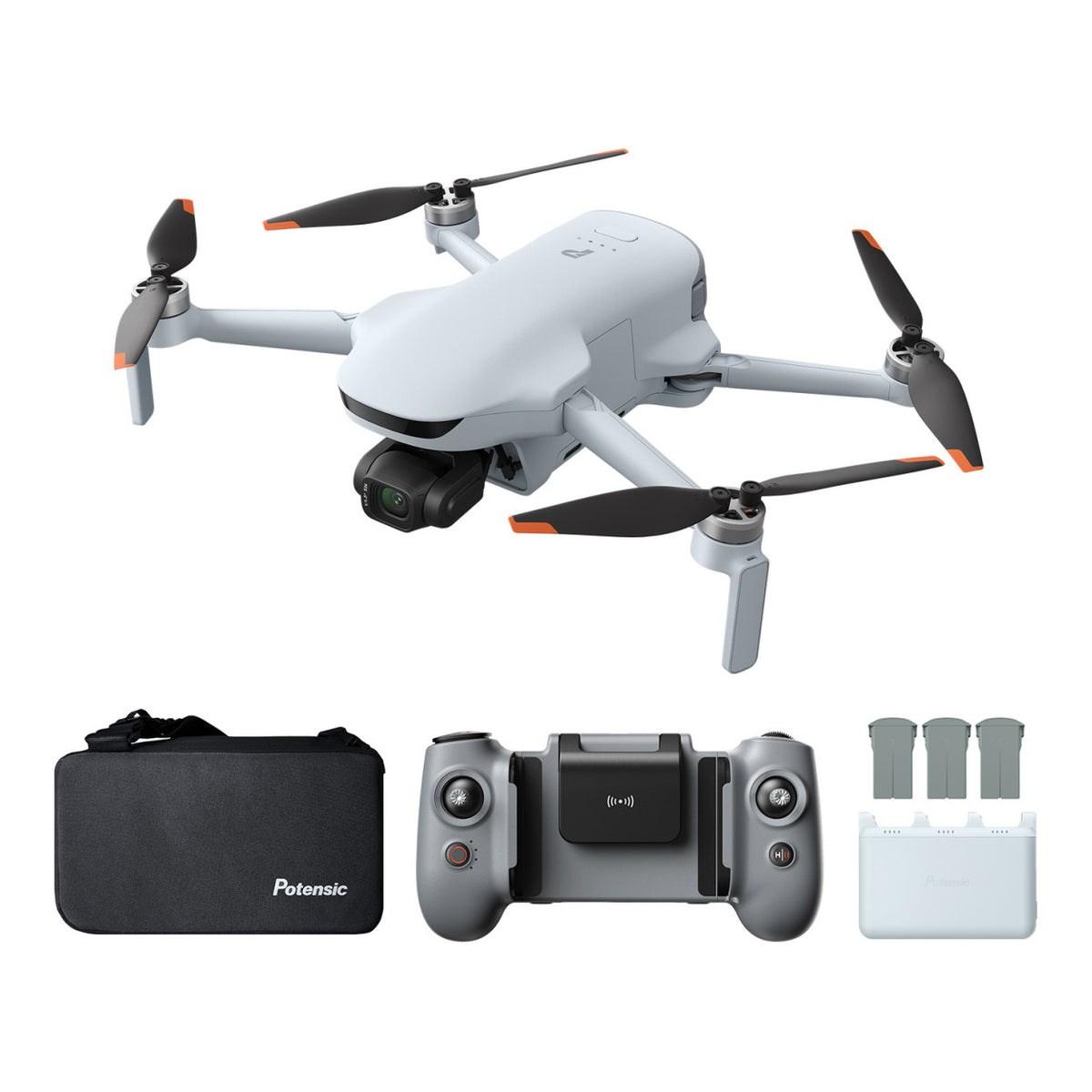 Potensic ATOM 3 Drone with PTD 2 Controller Fly More Combo ATOM3-FMC