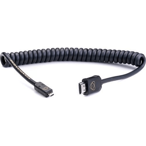 Atomos AtomFLEX 16 to 32-inch Coiled Micro-HDMI to HDMI Cable ATOM4K60C3