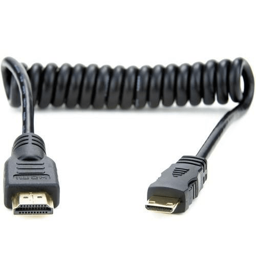 Atomos Coiled 11.8 to 17.7-inch Mini-HDMI to HDMI Cable ATOMCAB008