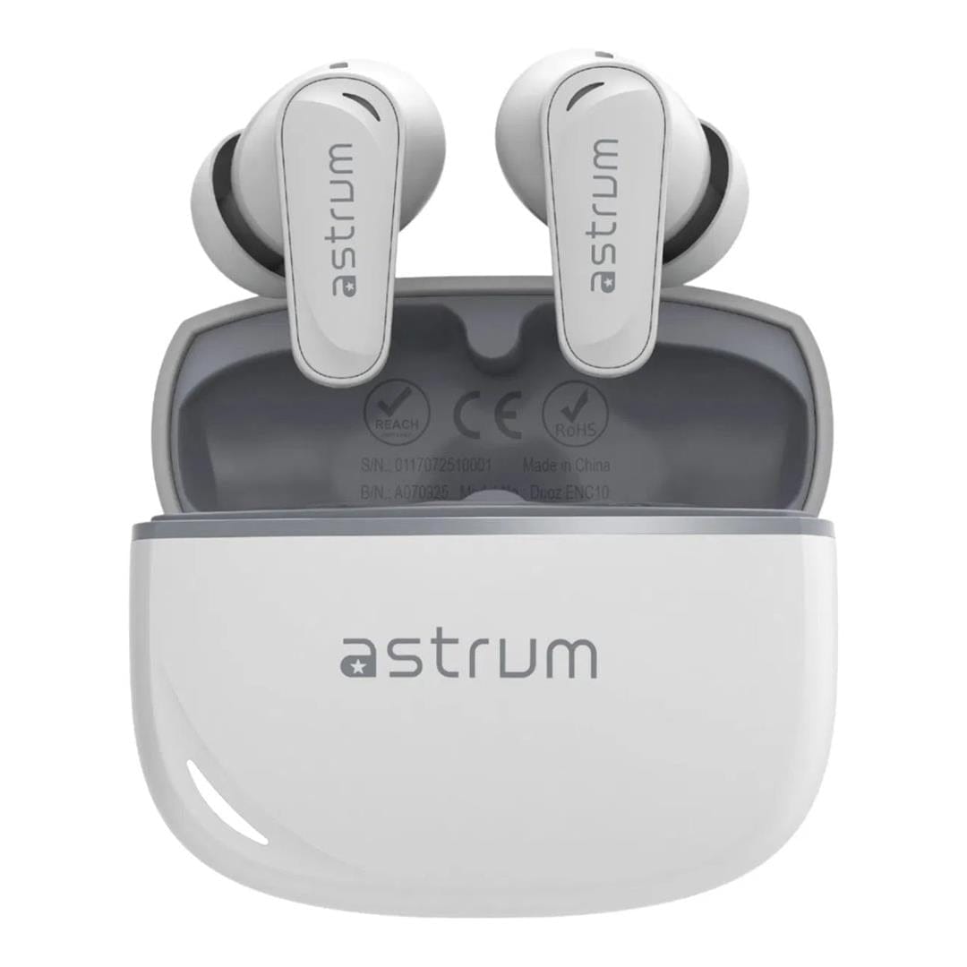 Astrum DUOZ ENC10 TWS Bluetooth Earbuds White ATWDE10W
