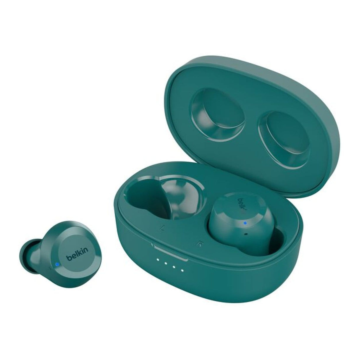 Belkin SoundForm Bolt Wireless Earbuds with Charging Case Teal AUC009BTTE