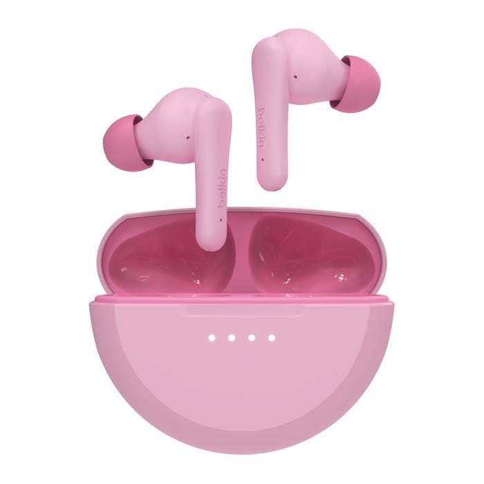 Belkin SoundForm Nano 2 Wireless Earbuds for Kids Pink AUC011BTPK