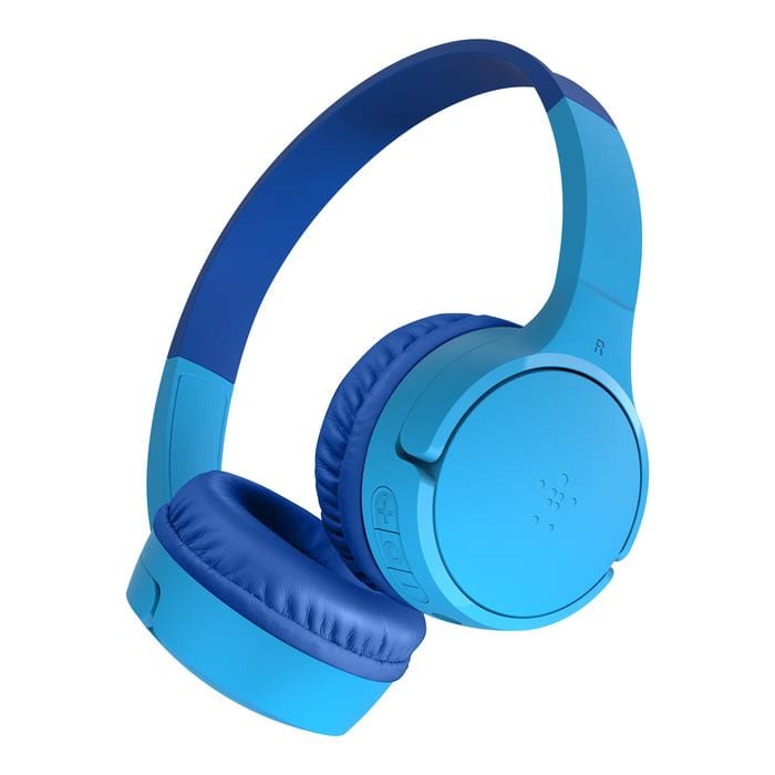 Belkin SoundForm Mini Wireless On-Ear Headphones for Kids Blue AUD002BTBLV3