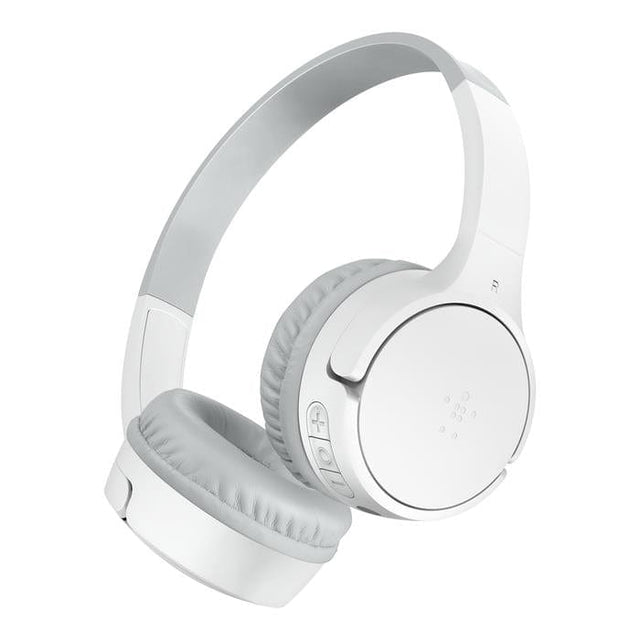 Belkin SoundForm Mini Wireless On-Ear Headphones for Kids White AUD002BTWTV3