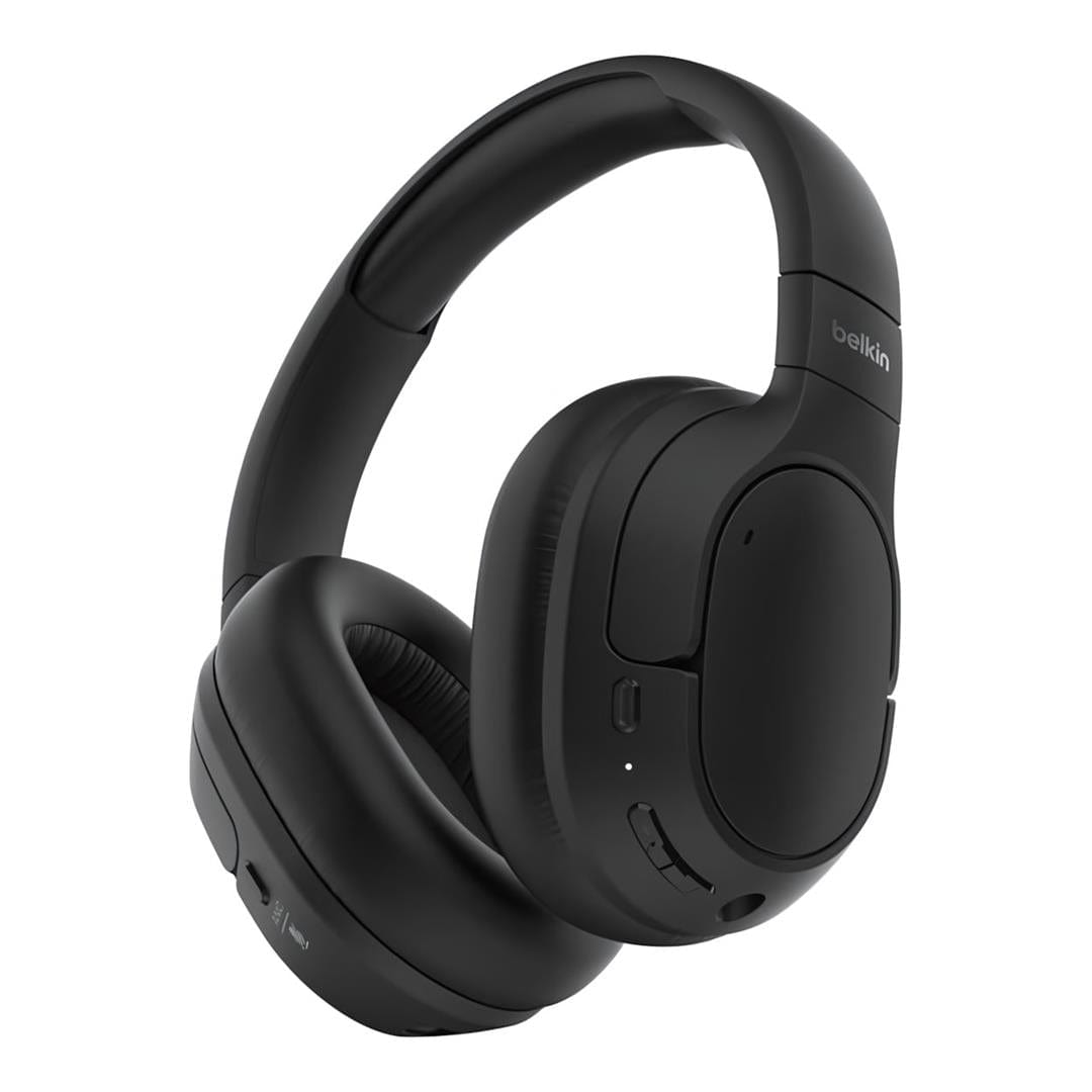 Belkin SoundForm Isolate Noise Cancelling Headphones - Black AUD008HQBK