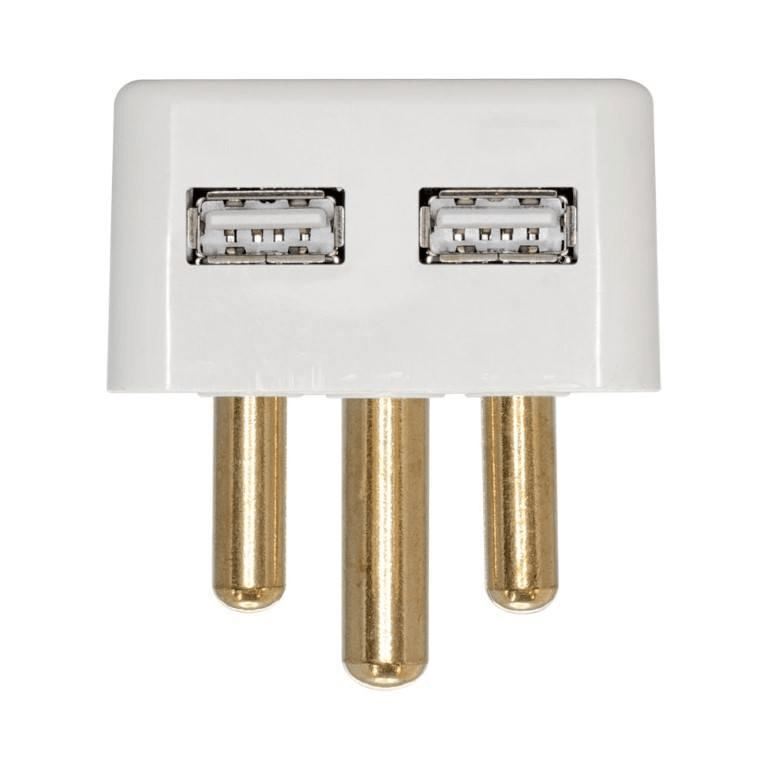 LinkQnet 3-Pin 16A SA Plugtop with USB Charging Ports AUS M-10 USB