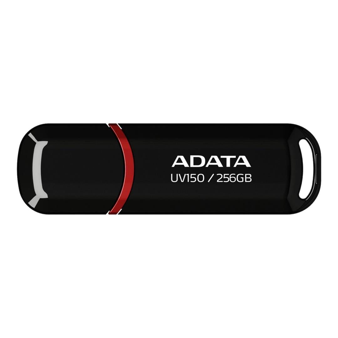 ADATA UV150 USB 256 GB USB 3.2 Type-A Black USB Flash Drive AUV150-256G-RBK