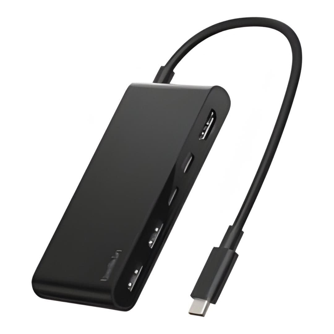 Belkin Connect 5-Port USB-C Hub with Dual USB-C Ports Black AVC022HQBK
