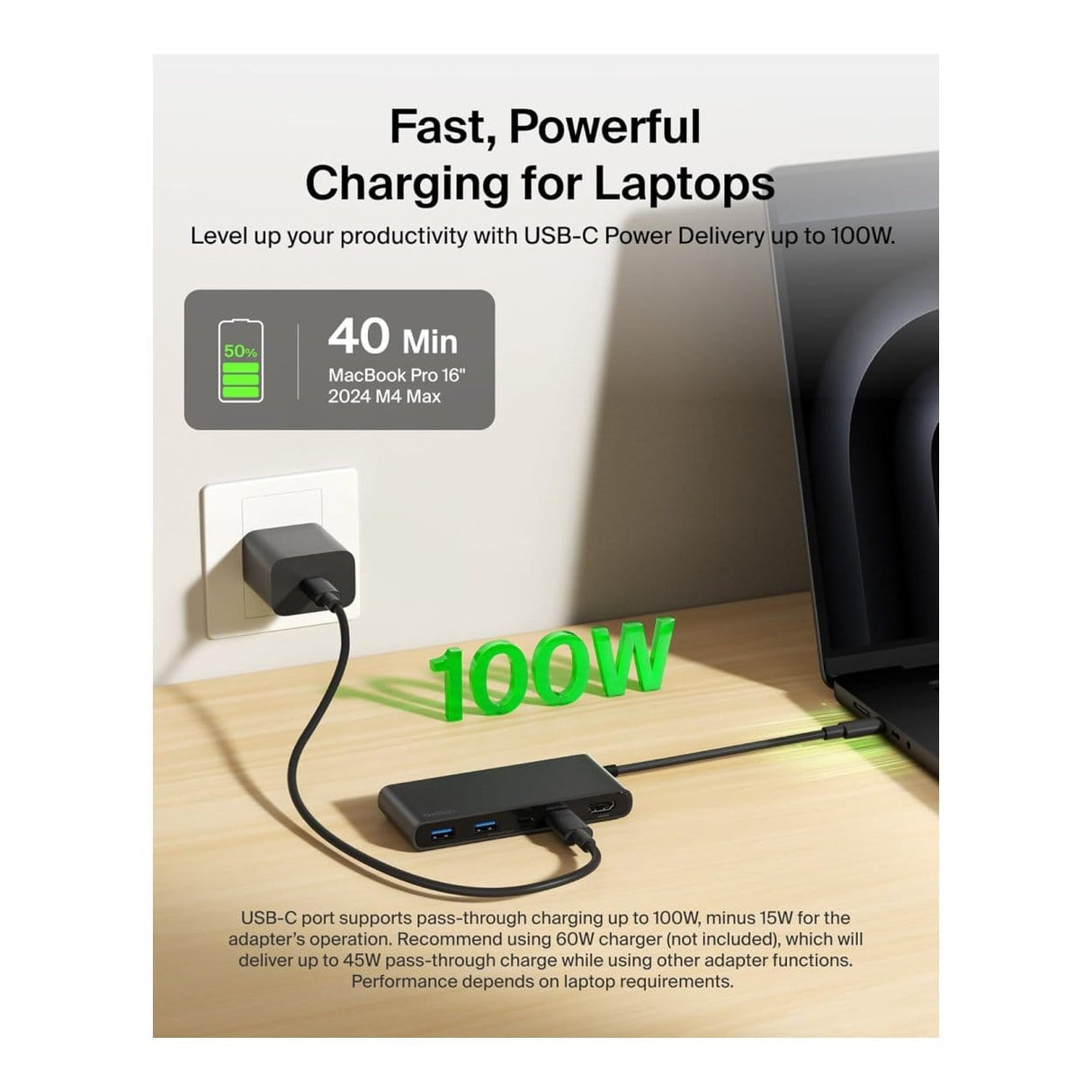 Belkin Connect 7-in-1 Type-C USB Hub Black AVC023HQBK
