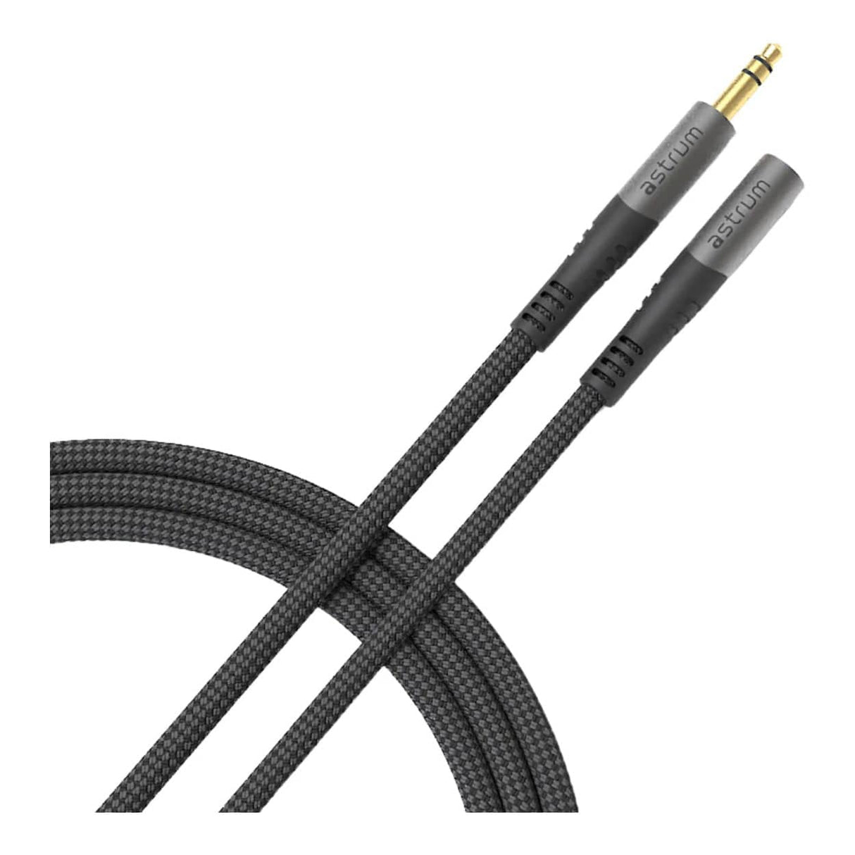 Astrum VMAF35 1.2m Braided Male to Female 3.5mm AUX Audio Cable AVMAF3512G