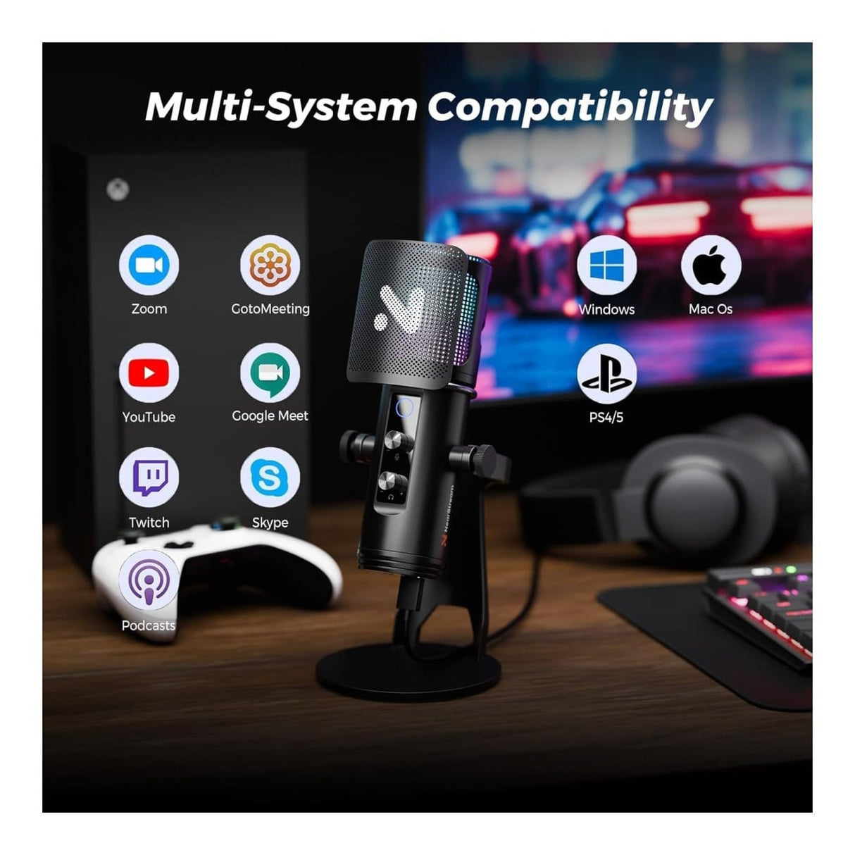 NearStream AM35U Cardioid USB Condenser Microphone