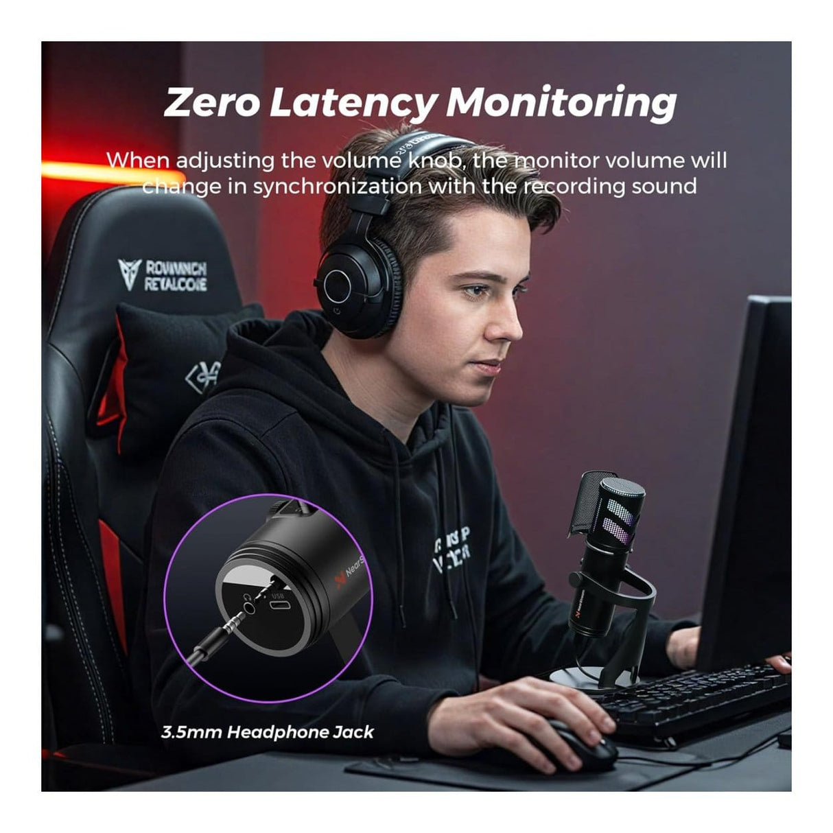 NearStream AM35U Cardioid USB Condenser Microphone