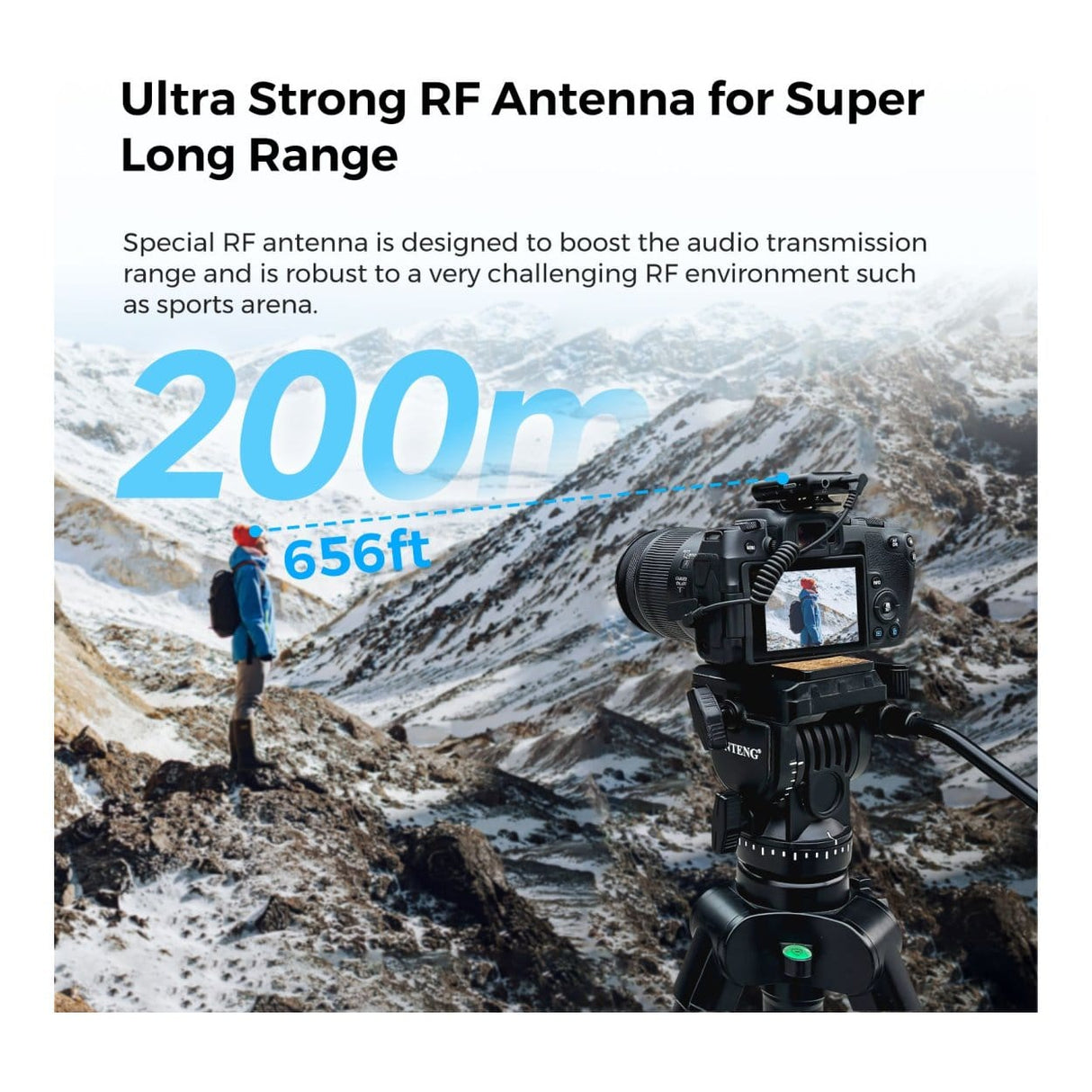 NearStream AWM20T AI Noise-Canceling Premium Lavalier Dual Wireless Microphones