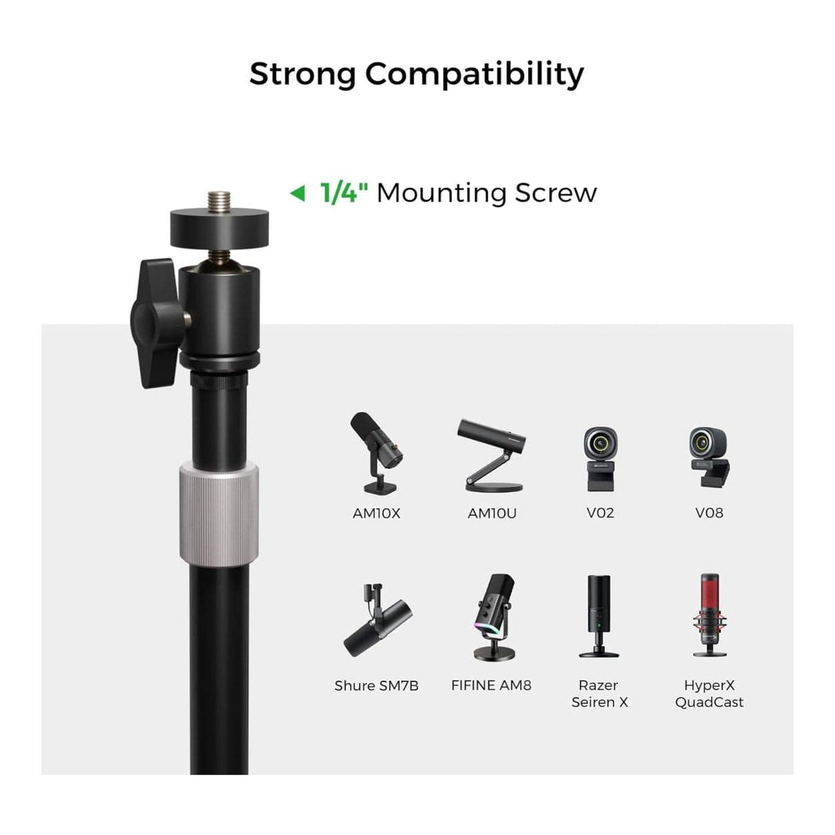NearStream CZS01 Aluminum Webcam Stand with Base AW-CZS-01