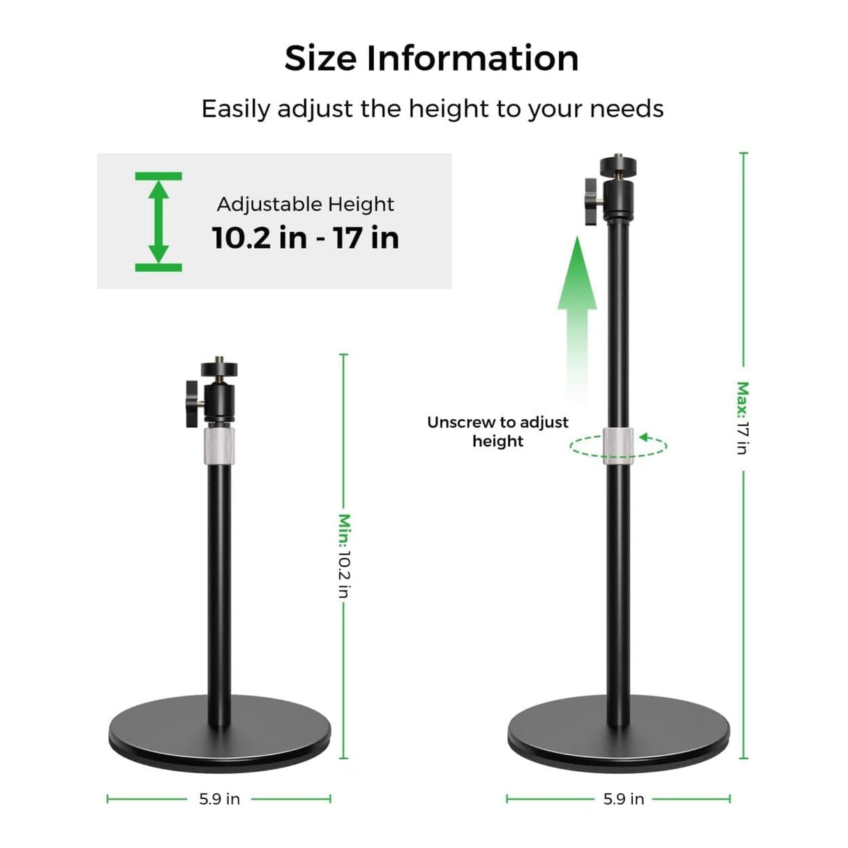 NearStream CZS01 Aluminum Webcam Stand with Base AW-CZS-01