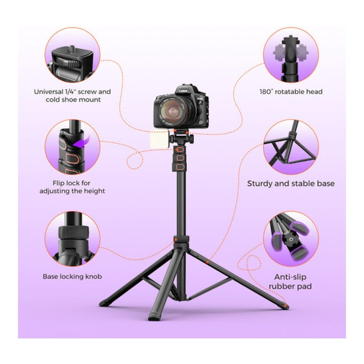 NearStream CZT02 Camera Tripod Stand AW-CZT-02