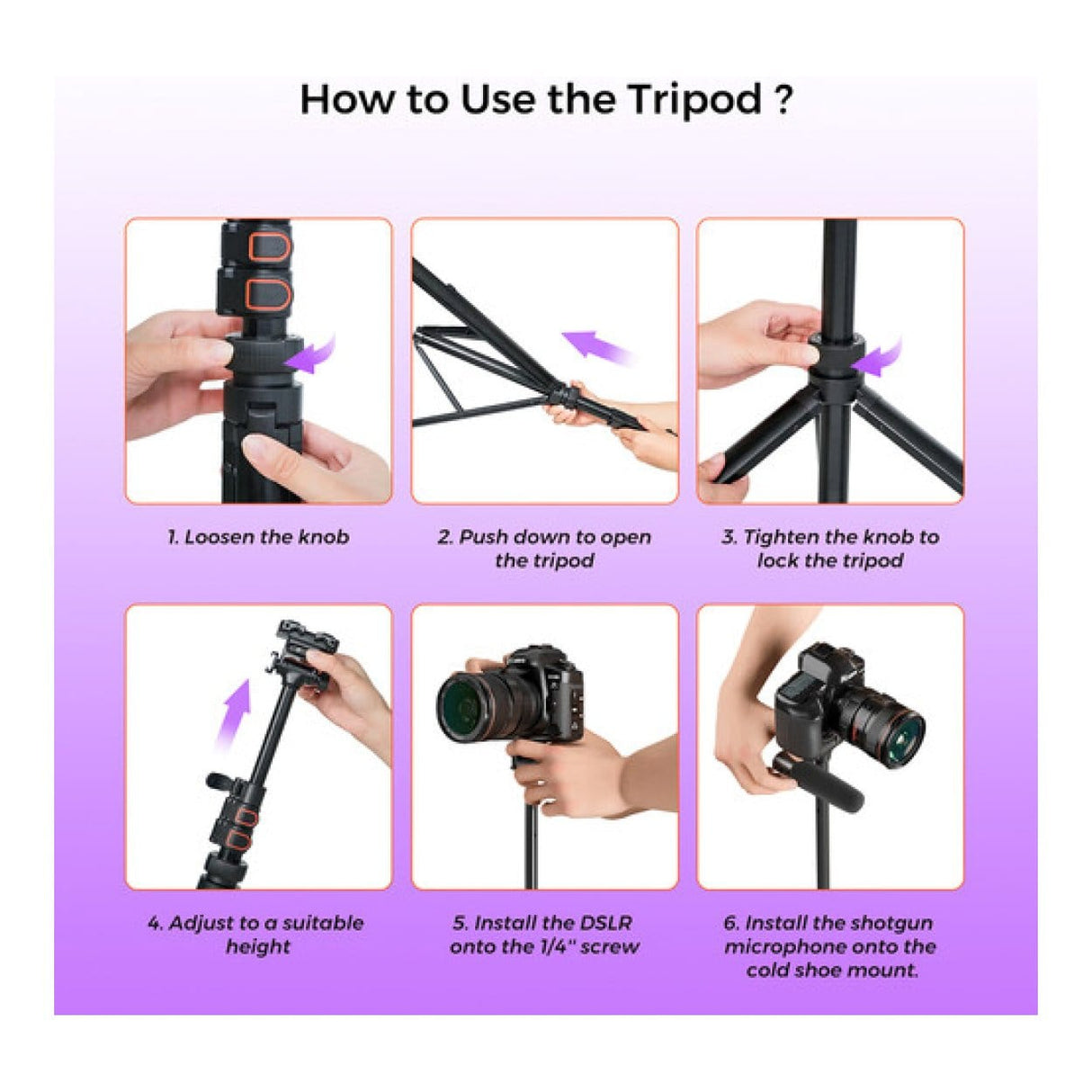 NearStream CZT02 Camera Tripod Stand AW-CZT-02