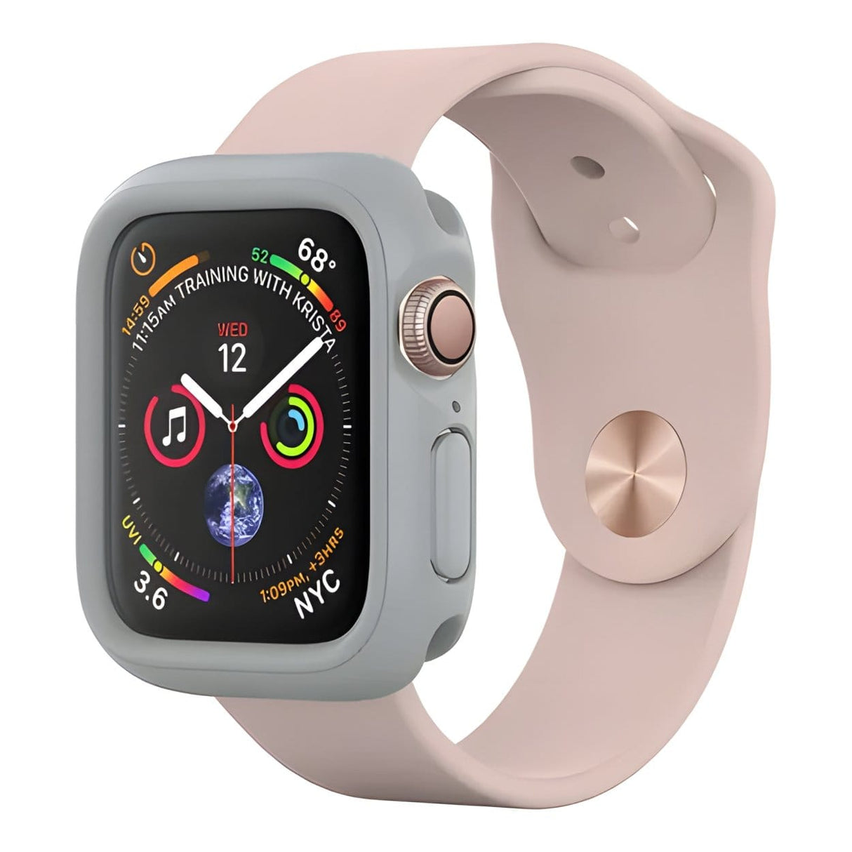 RhinoShield CrashGuard NX for 40mm Apple Watch - Platinum Gray AWC01128C0