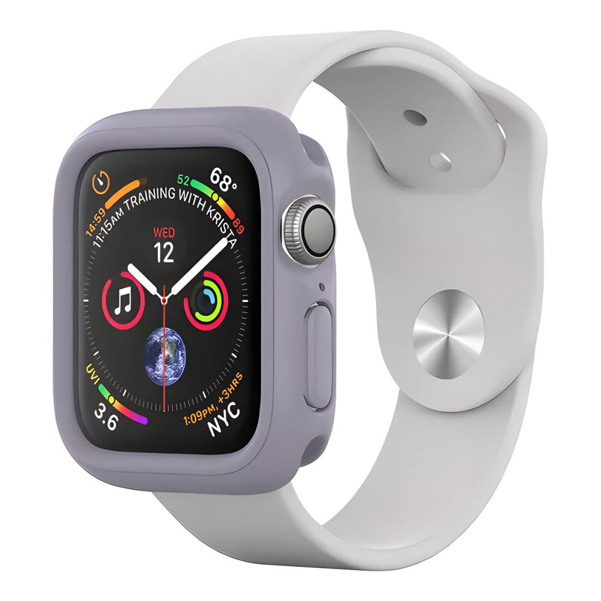 RhinoShield CrashGuard NX for 44mm Apple Watch - Lavender AWC01129C1