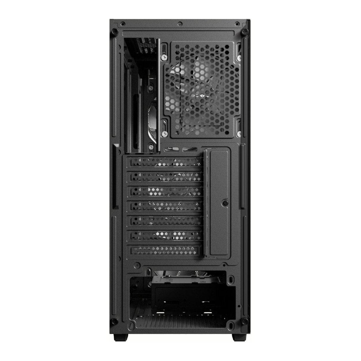 Antec AX63 ARGB Wood ATX Mid-Tower Gaming PC Case Black