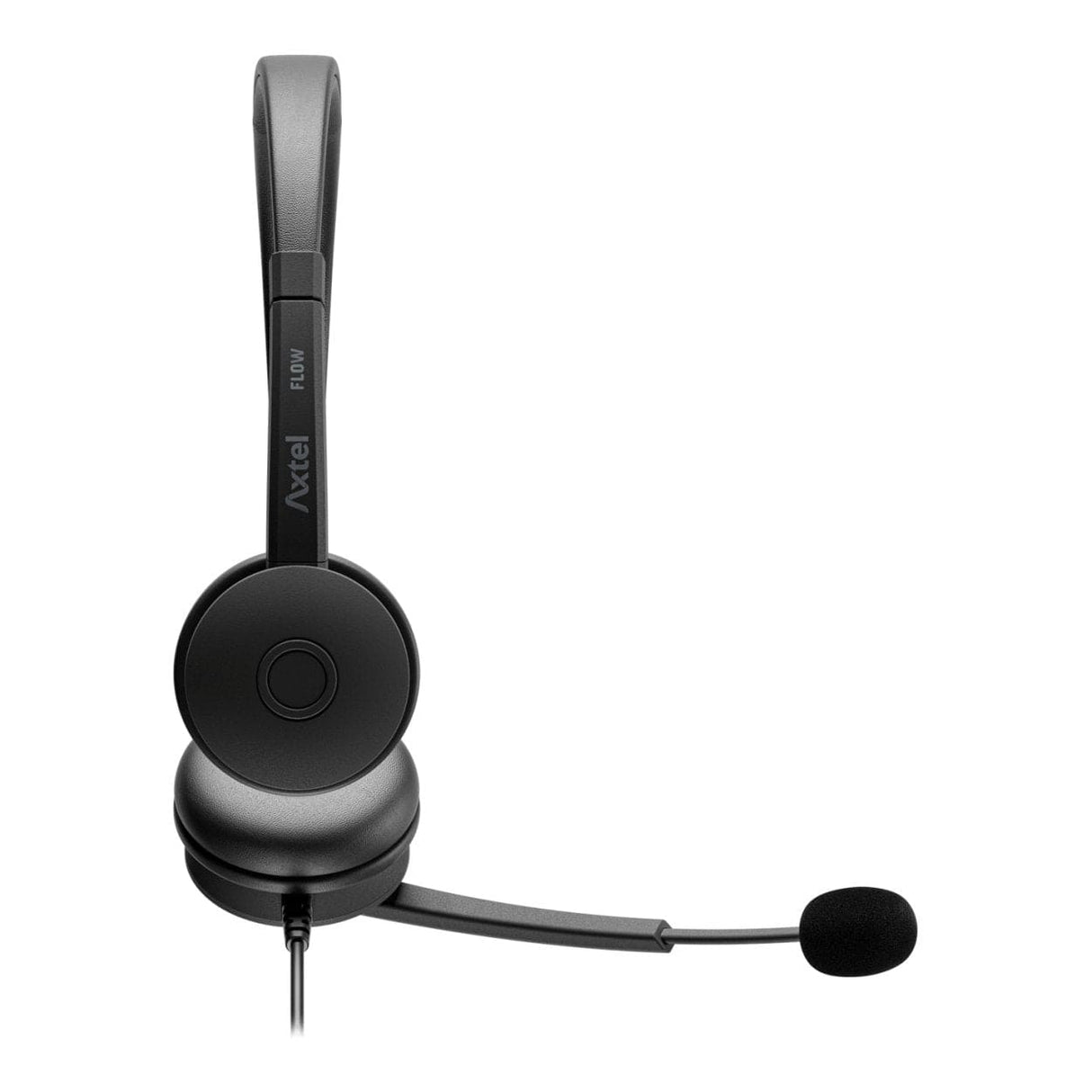 Axtel Flow UC Wired Stereo Headset Black AXH-FLOWUCD