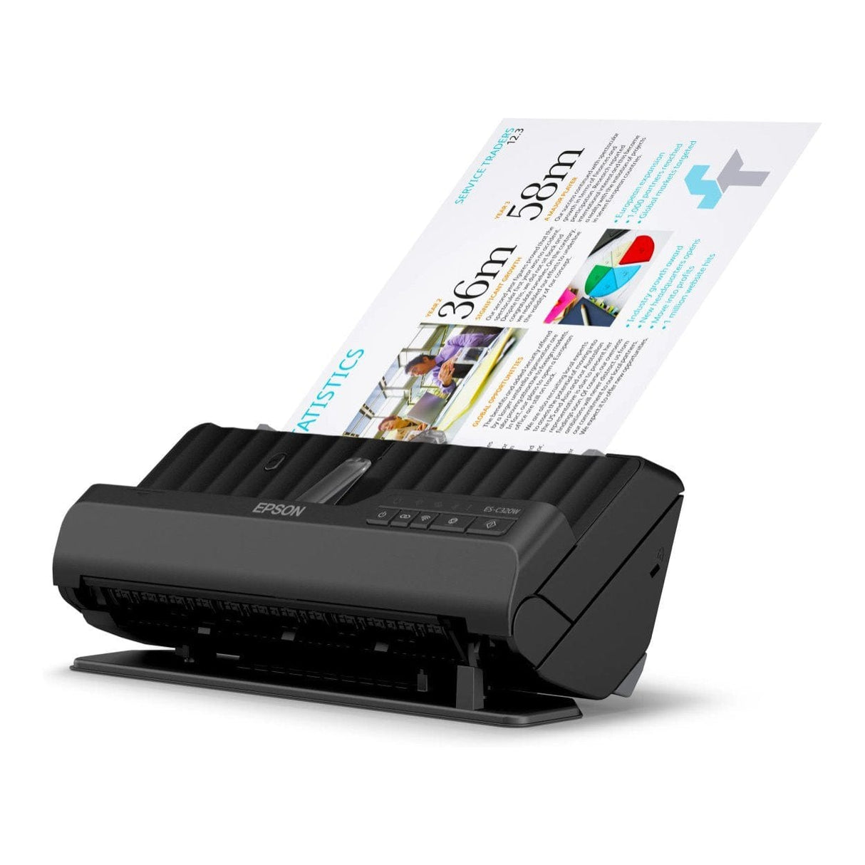 Epson ESC-320W A4 Compact Wireless Document Scanner B11B270402