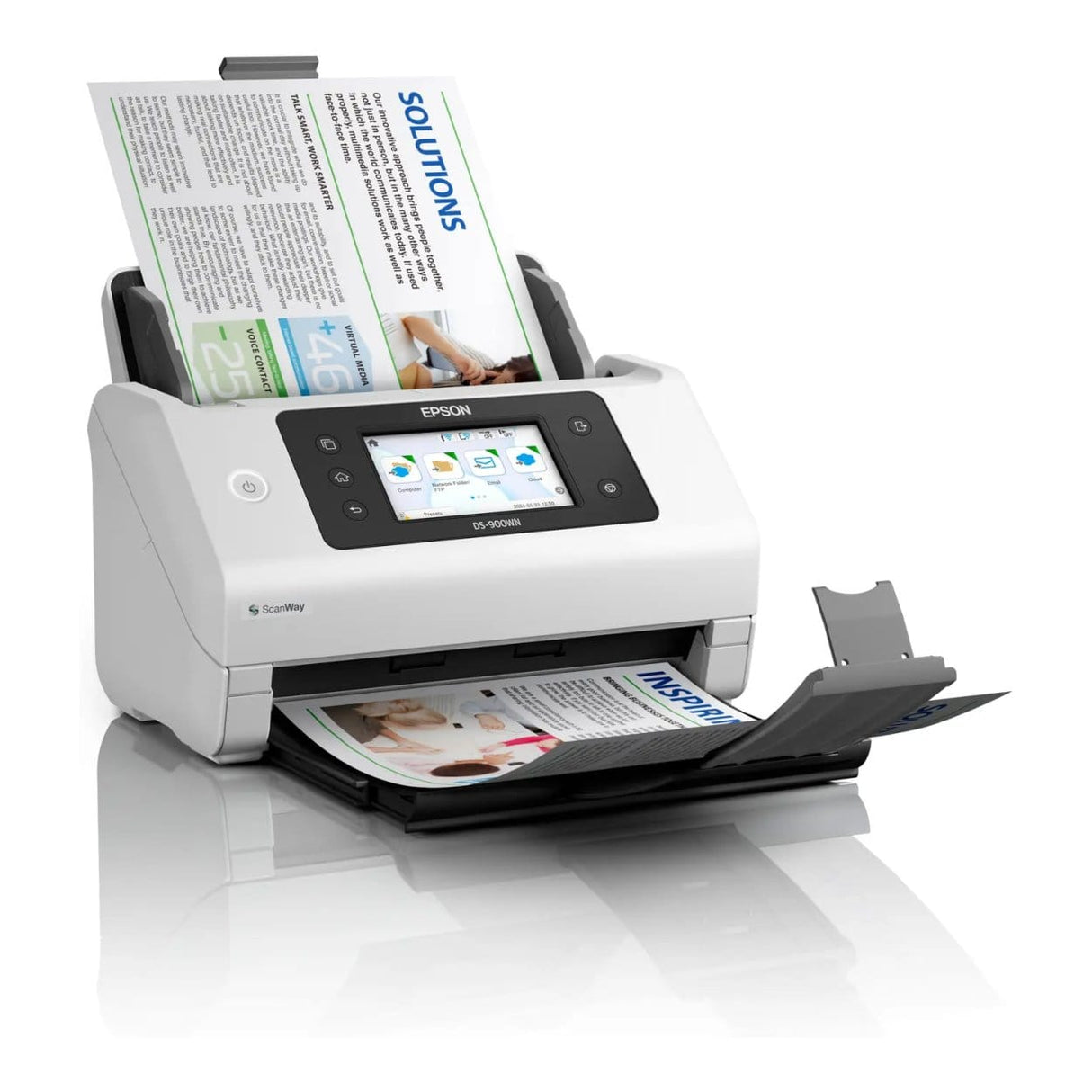 Epson WorkForce DS-900WN 600 DPI A4 Sheet-fed Scanner B11B276402