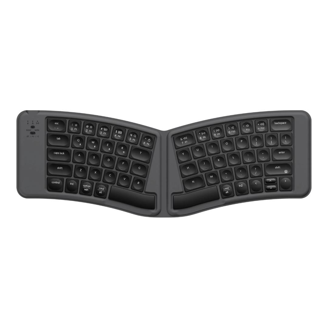 Keychron B11 Pro Ultra-Slim Wireless Foldable Keyboard - Space Grey B11P-K1
