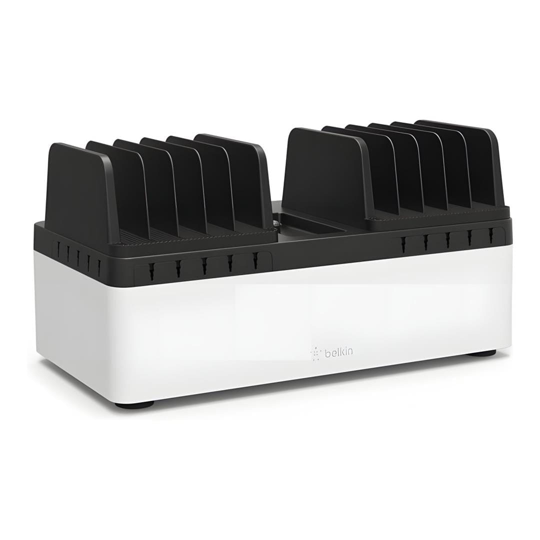 Belkin AC Classroom Charging Station with Fixed Dividers for Notebooks and Tablets Up To 10 Devices B2B141X
