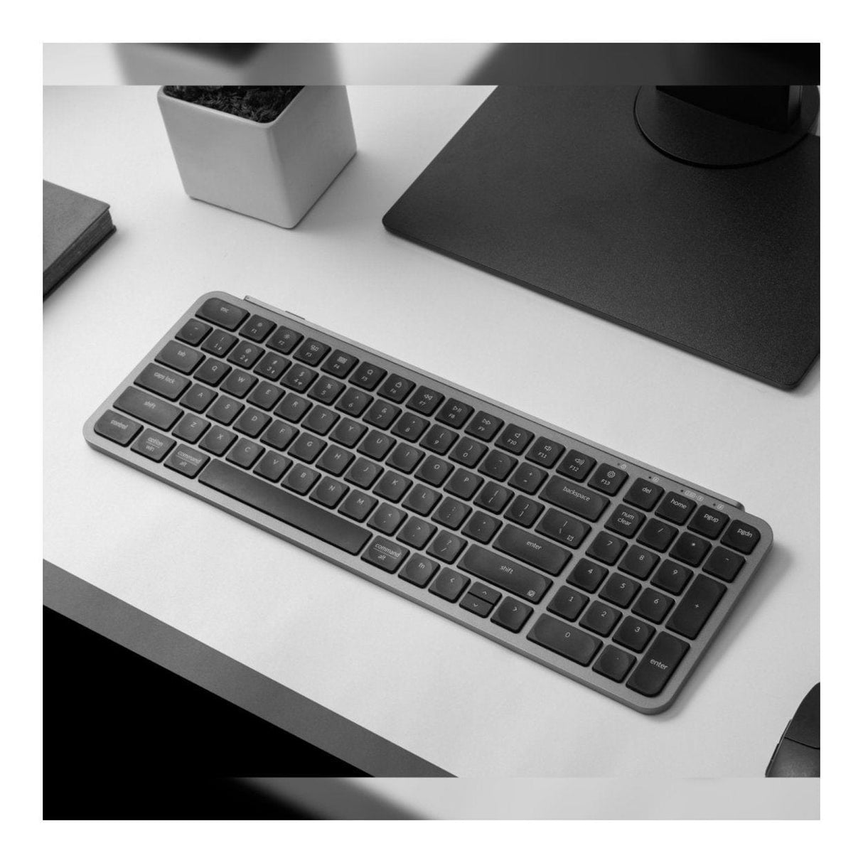 Keychron B2 Pro Ultra-Slim Wireless Keyboard Space Grey B2P-K1