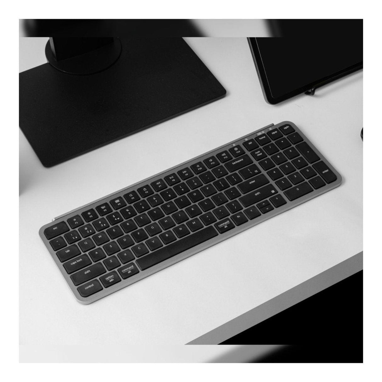 Keychron B2 Pro Ultra-Slim Wireless Keyboard Space Grey B2P-K1