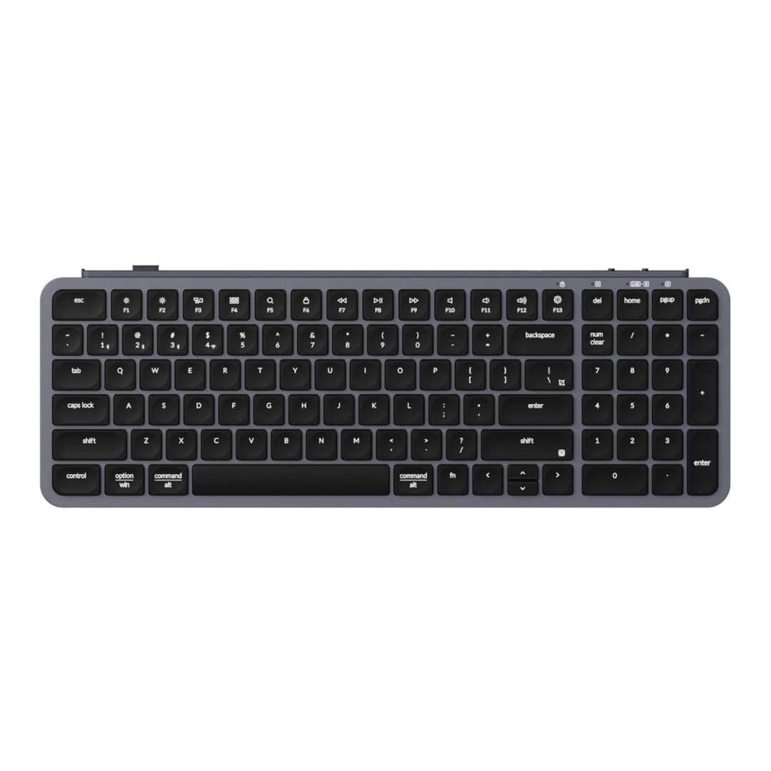 Keychron B2 Pro Ultra-Slim Wireless Keyboard Space Grey B2P-K1