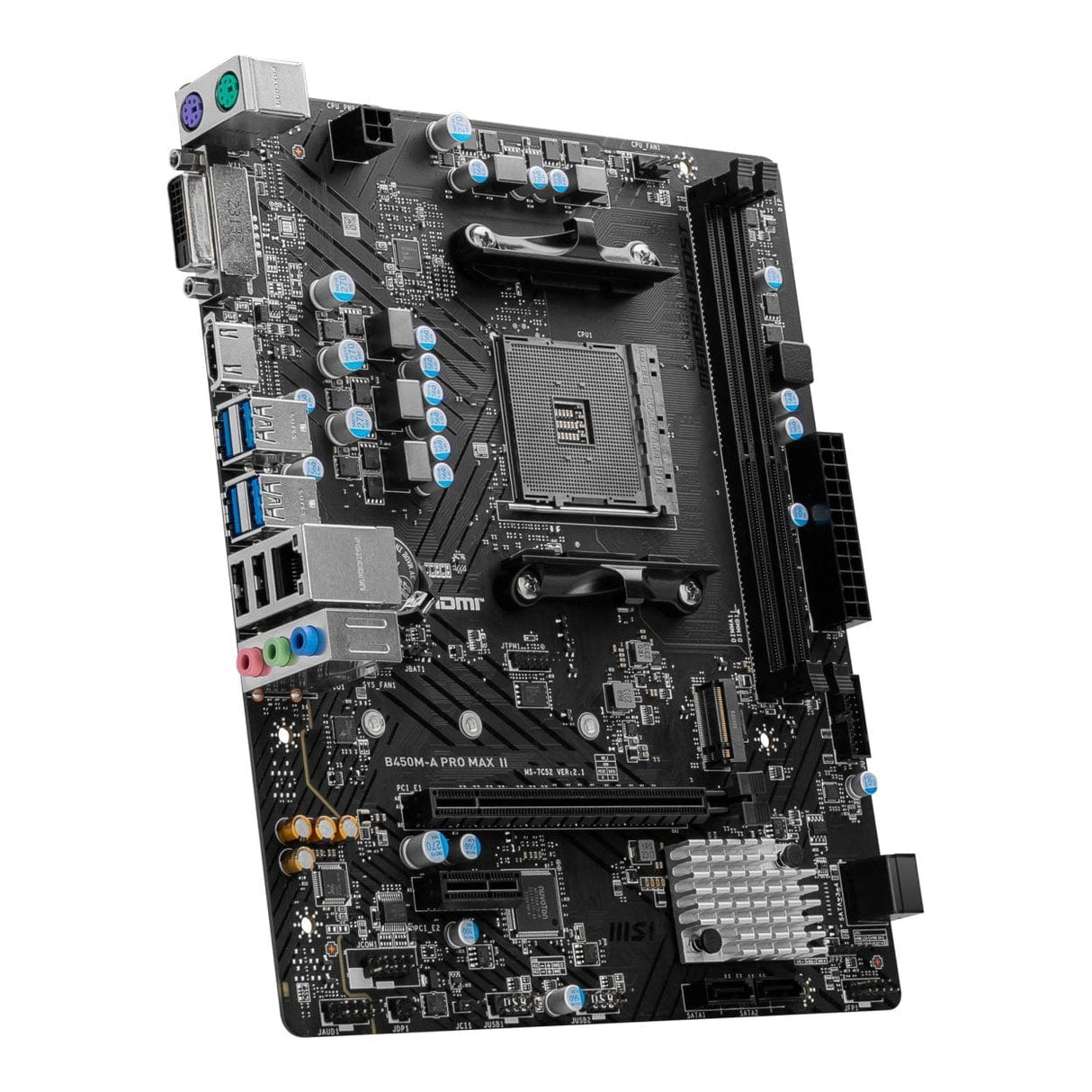 MSI B450M-A PRO MAX II AMD Socket AM4 Micro-ATX Motherboard