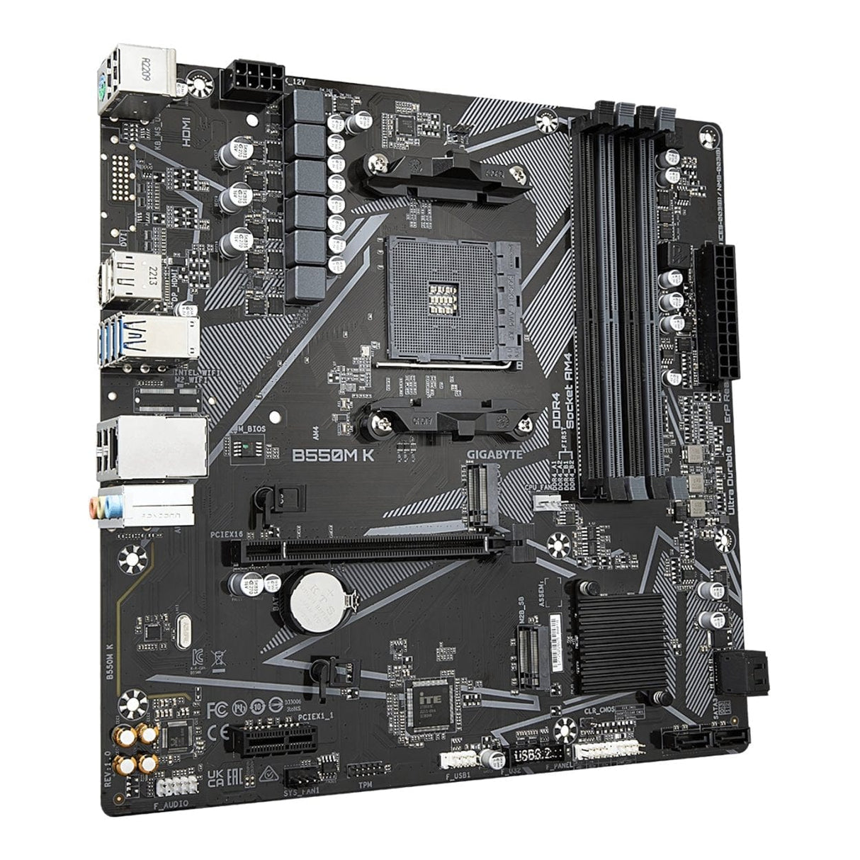 Gigabyte B550M K AMD Socket AM4 mATX Motherboard