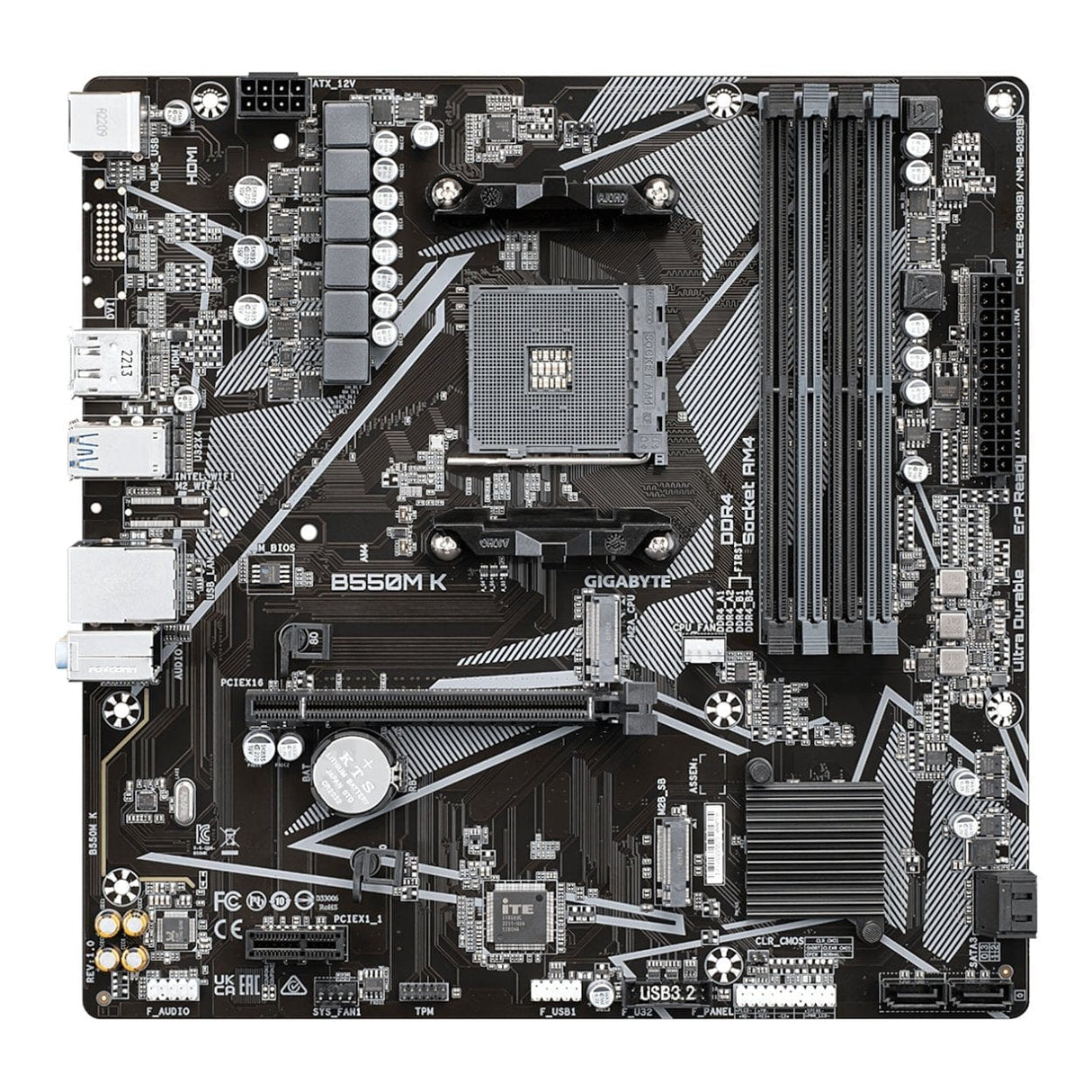 Gigabyte B550M K AMD Socket AM4 mATX Motherboard