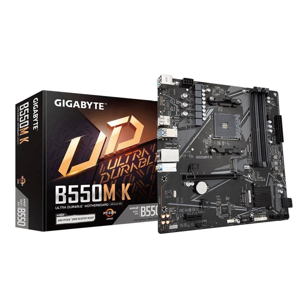 Gigabyte B550M K AMD Socket AM4 mATX Motherboard