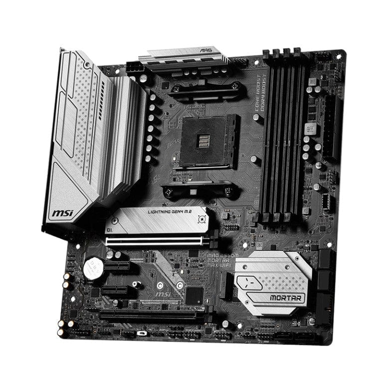 MSI B550M MORTAR MAX WIFI AMD Socket AM4 Micro-ATX Motherboard