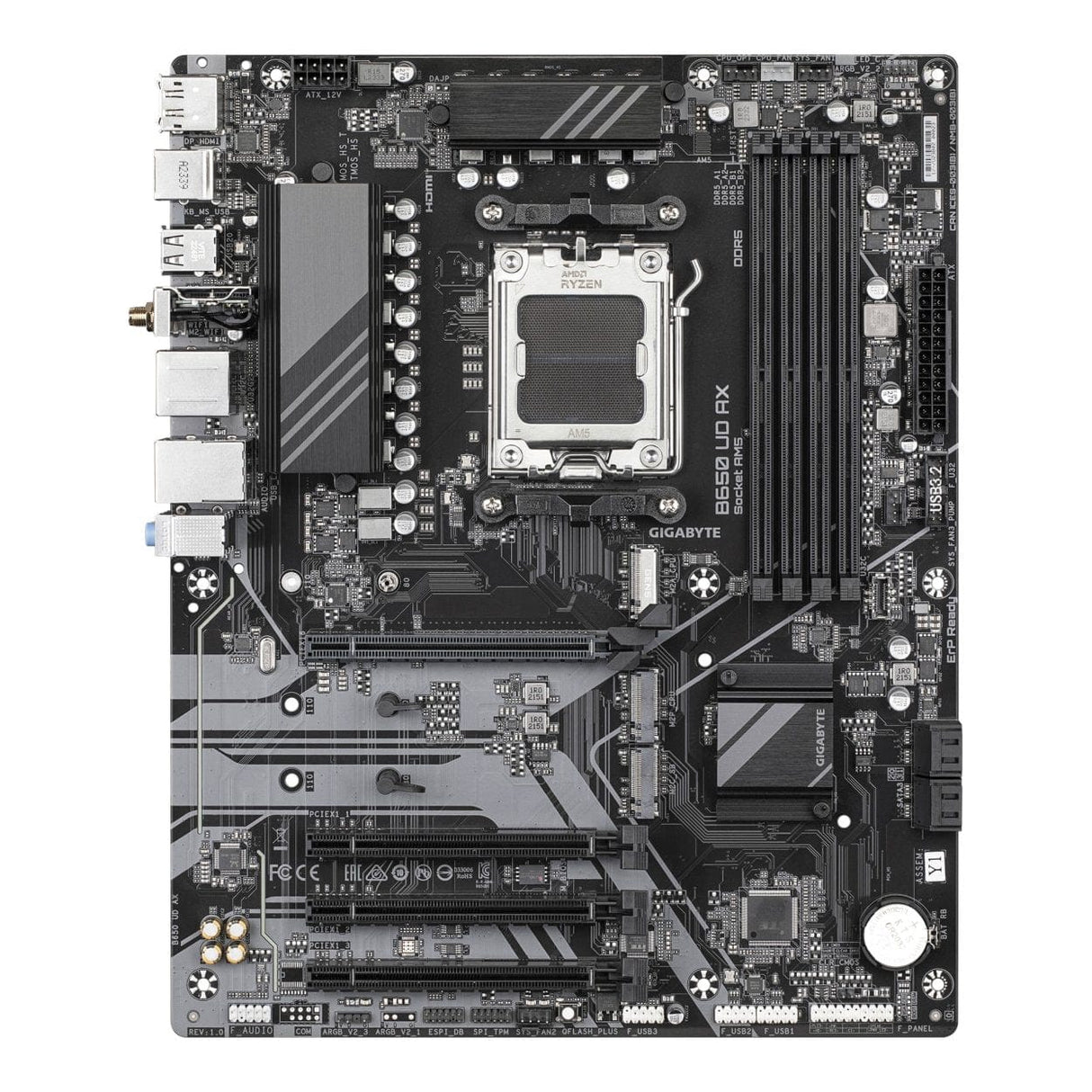 Gigabyte B650 UD AX Wi-Fi AMD Socket AM5 ATX Motherboard