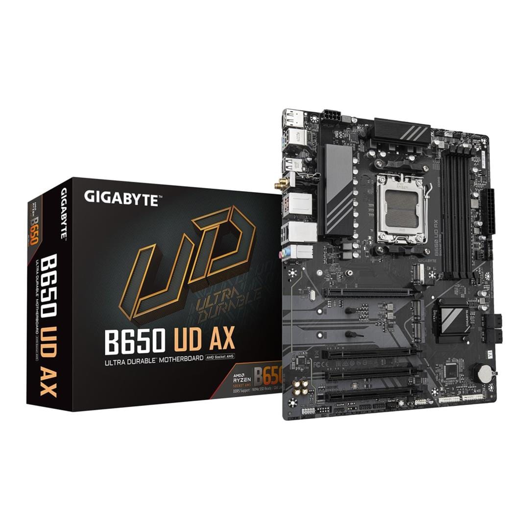 Gigabyte B650 UD AX Wi-Fi AMD Socket AM5 ATX Motherboard
