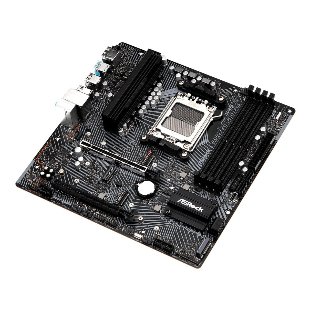 ASRock B650M PG Lightning AMD Socket AM5 micro ATX Motherboard B650M PG LIGHTNING