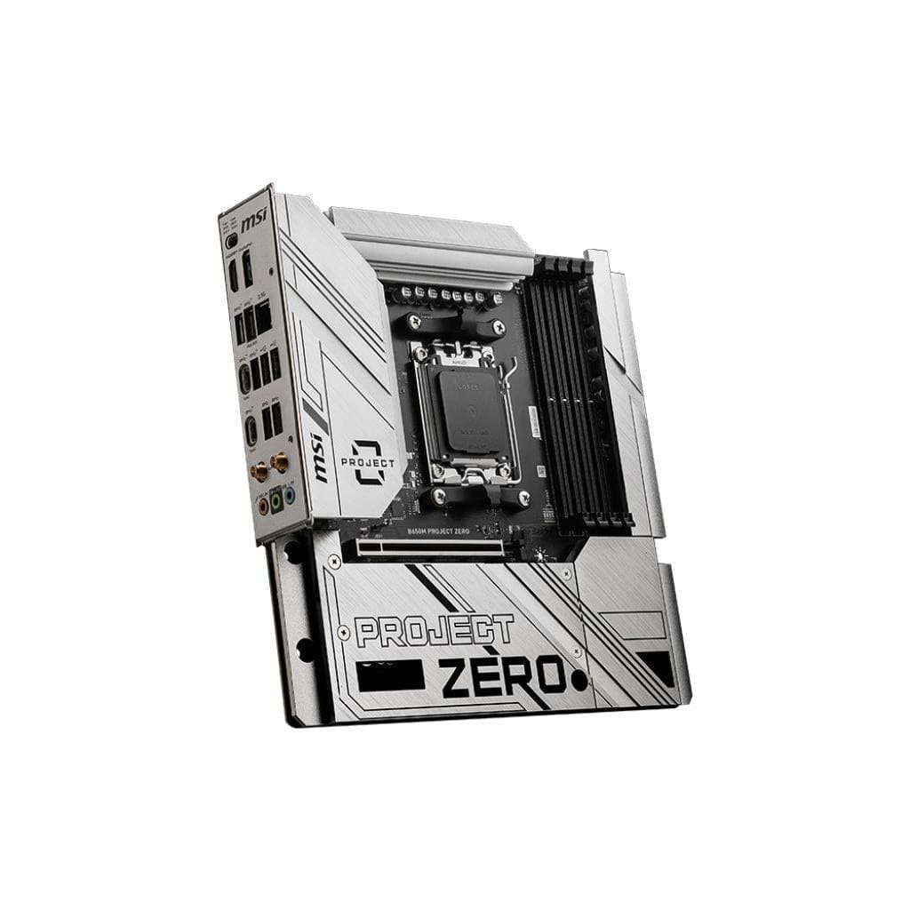 MSI B650M Project Zero AMD Socket AM5 micro ATX Motherboard