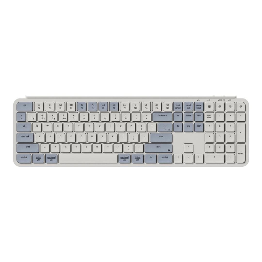 Keychron B6 Pro Ultra-Slim 100 Wireless Keyboard Retro Blue B6P-K11
