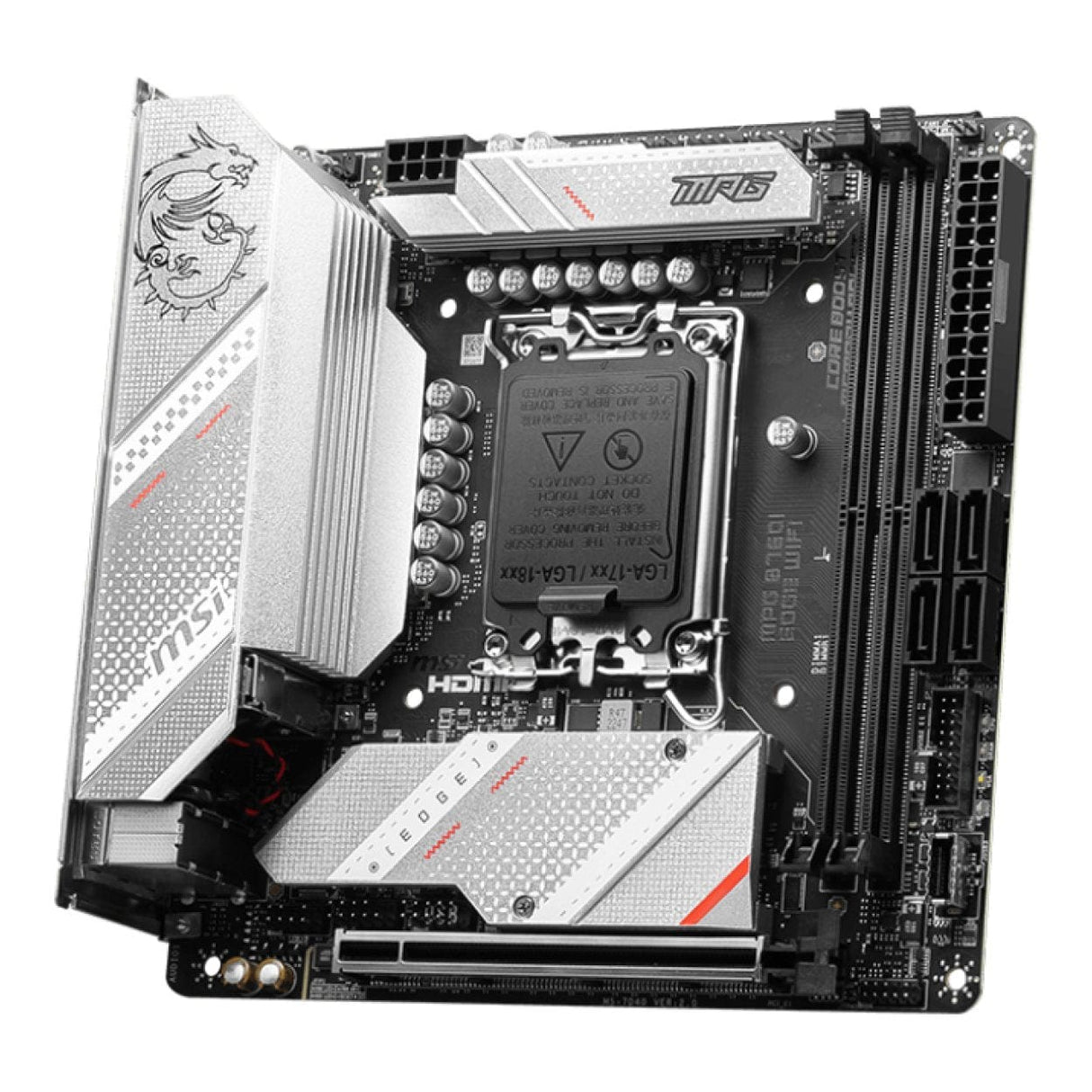 MSI B760I EDGE WIFI Intel Socket LGA 1700 Mini-ITX DDR5 Motherboard