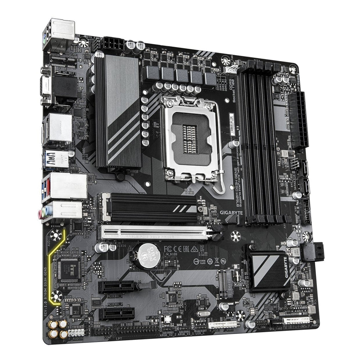Gigabyte B760M DS3H Gen5 Intel LGA 1700 micro ATX Motherboard
