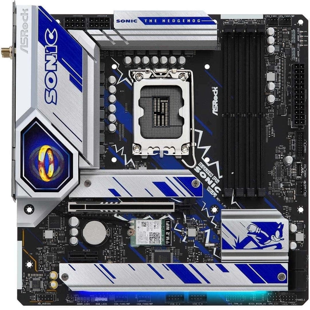 ASRock B760M PG Sonic Wi-Fi DDR5 Socket LGA 1700 micro ATX Motherboard B760M-PG-SONIC
