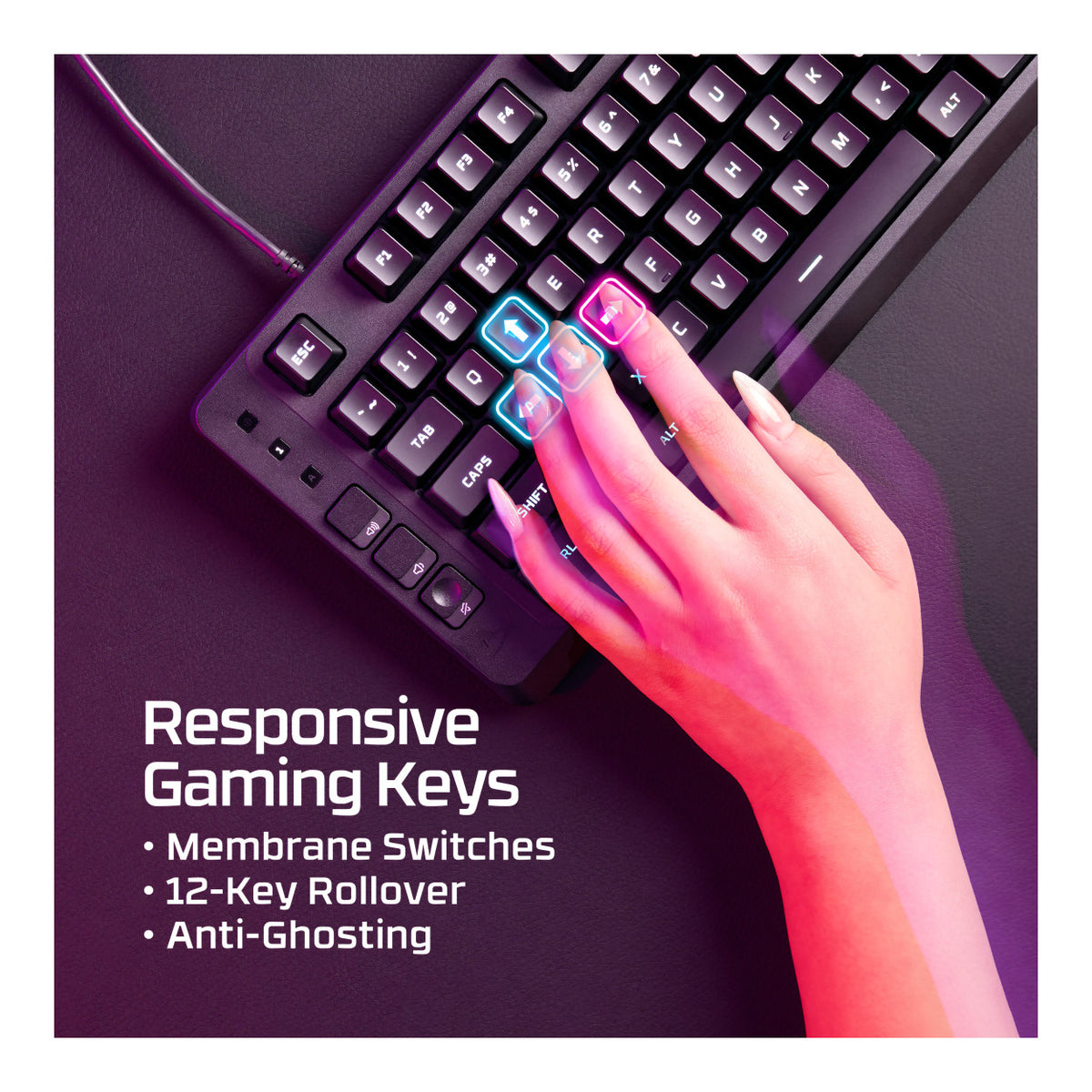 HyperX Eve 1800 Gaming Keyboard B7JE0AA