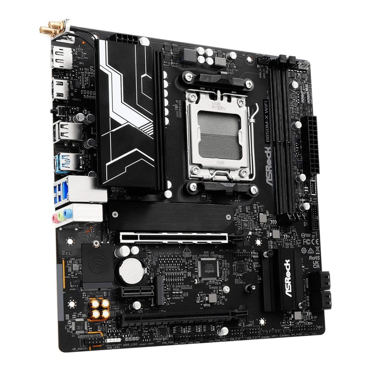 Asrock B850M-X Wi-Fi AMD Socket AM5 micro ATX Motherboard